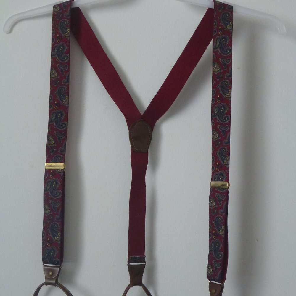 PELICAN USA Suspenders - Paisley Pattern